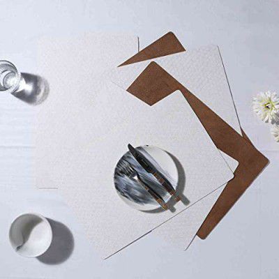 Wonderchef Valentina Set of 6 Diamond & Textured Pattern Reversible Placemat