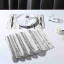 Wonderchef Valentina Set of 6 Stripe Print Placemat...