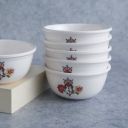 Wonderchef Venice Veg Bowl - Red, Set of 6...