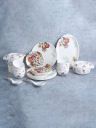 WonderchefSet Of 31 Red & White Venice Dinner Set...