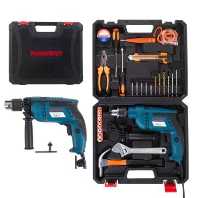 WONDERCUT WC-13DK-400 Professional Tool Kit - Power-Packed 780W Impact Drill Set with 35 Accessories