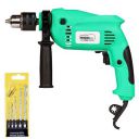 WONDERCUT WC-ED13-G Impact Drill Machine Reversible Hammer Driver Variable Speed Screwdriver With Free 5Pc Masonry Bit Combo (13MM 650W)...