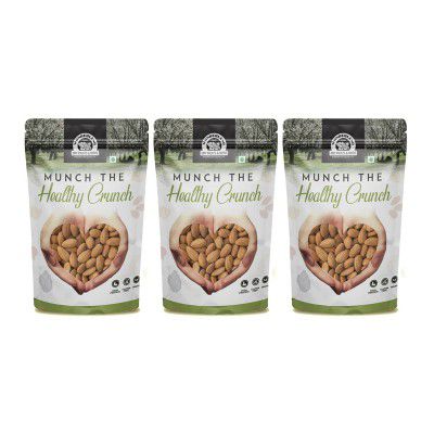 Wonderland Foods - California Almond (Badam) 600g (200g X 3) Pouch