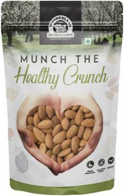WONDERLAND FOODS California Badam 250g Pouch | Raw 100% Natural Whole California Almonds (250 g)
