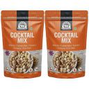 Wonderland Foods Cocktail Mix 400g (200g X 2) Raosted And Salted California Almond, Cashew, Peanuts, Chickpeas And Corn Nuts | Healthy & Nutritious | Rich in Fibre...