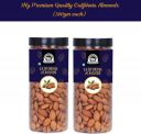 WONDERLAND Foods Premium QualityCalifornia Almonds  (2 x 0.5 kg)...