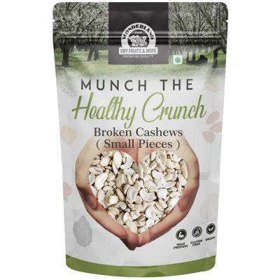 Wonderland Foods - Small Piece Broken Cashew (Kaju Tukda) 450g Pouch