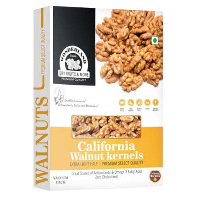 Wonderland Foods Walnuts Kernels, 200g, Dry Fruits