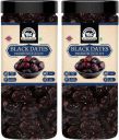 WONDERLAND Premium Black Dates 800g (400g X 2) | Khajoor Dates (2 x 400 g)...