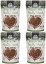 WONDERLAND Raw Flax Seeds, 1kg (Pack of 4 x 250g) Brown Flax Seeds...