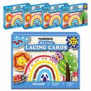 WONDRBOX Birthday Return Gifts for Kids-Nature Lacing Cards | Pack of 5 Sets...