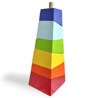 WONDRBOX Wooden Stacking Toy