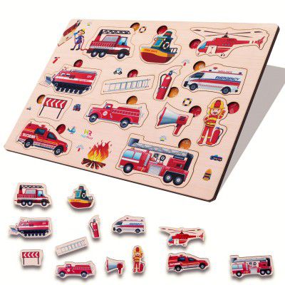 Wooden Fire brigeds Puzzle Young Minds with The Fire Brigeds Puzzle for Kids Fire Brigeds 