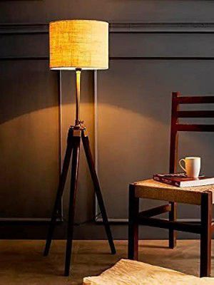 Wooden Italian Wooden Crafter Standard Size Tripod Floor Lamp