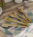Wooden Twist Ernesto Brown Sheesham Wood (Set of 5) Cooking Spatula...