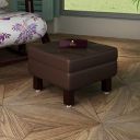 Wooden Twist Reposa Floral Print Wooden Cushioned Footrest Stool (Design-5)...