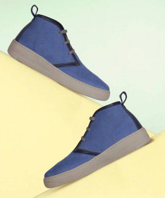 WOODLAND  Boots For Men  (Navy , 6)