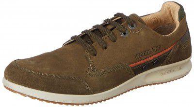 Woodland Men Camel Shoes with Laces