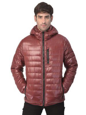 Woodland Mens Polyster Casual Regular Jacket (Wine)