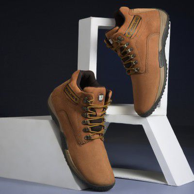WOODLAND Outdoor Durable Comfortable Everyday High Ankle Boots For Men (Multicolor , 7)