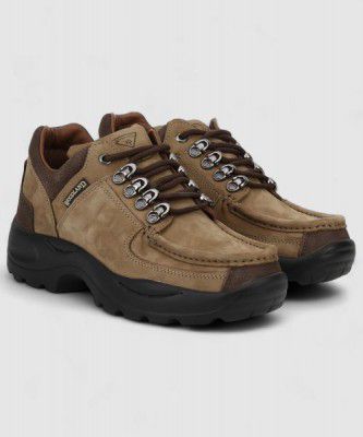 WOODLAND Slip On Lightweight Comfortable Easy Wear Casuals For Men (Camel, 9)