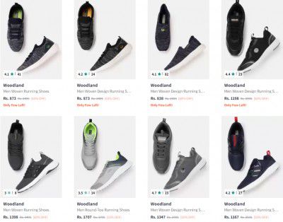 Woodland Sports Shoes Upto 65% off starting From Rs.1153