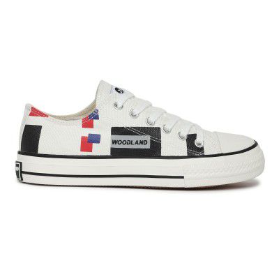 Woodland Women White Sneakers