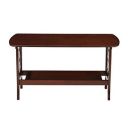 Woodness Hamilda Solid Wood Coffee Table (Mahogany Finish, Brown)...