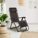 Woodness Metal Charlie Easy Chair (Finish Color - Brown)...
