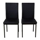 Woodness Ottawa-X Dinning Chair (Glossy, Black)...