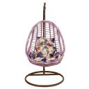 Woodness Rose Synthetic Fiber Swing (Brown)...