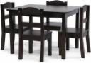 WOODSTAGE Solid Wood Study Table  (Free Standing, Finish Color - Dark Walunt, Chair Included, DIY(Do-It-Yourself))...
