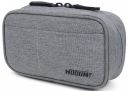 Wooum Large Capacity Zipper Polyester Pencil Pouch, Travel Cosmetics Storage (Light Grey)...