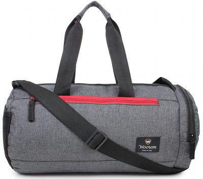 Wooum Water Resistant Duffle Gym Bag / Shoulder Gym Bag / Sport Gym Bag with Separate Shoes Compartment