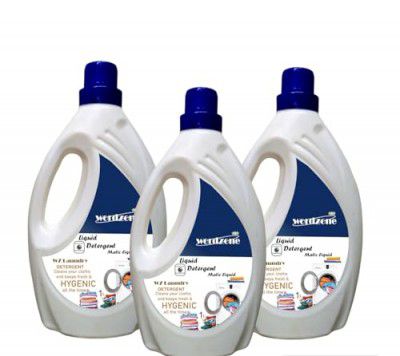 WORDZONE Combo Of 3 Fluff Liquid Detergent for All Top Load Washing Machine