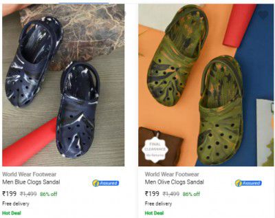 World Wear Footwear Sandals & Floaters Starts ₹199