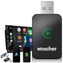 WOSCHER 2in1 Wireless Carplay Adapter and Wireless Android Auto Adapter for Car...