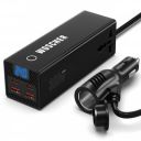 Woscher 300W Car Laptop Charger Power Inverter 2 USB (24W Max), 2 C Type (36W Max) & 2 AC Universal Socket (300W Max) DC 12V to 220V AC Car Charger Converter,Multiple Deice Use|18 Months Warranty...