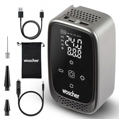 Woscher Airsense 2-in-1 Tyre Inflator for Car and Bike