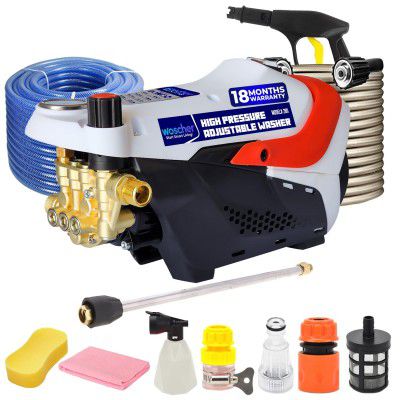 Woscher Car Washer High Pressure Gun Pressure Washer |18 Months Warranty | 2200 Watts | 160 Bars |