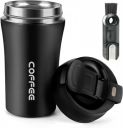 Wosta Insulated Coffee Travel Mug with Lid and Straw & 3 in 1 Cup Lid Cleaning Brush Set 100% Leak Proof Stainless Steel Coffee Cup, Double Wall Vacuum Coffee Tumbler with Handle...