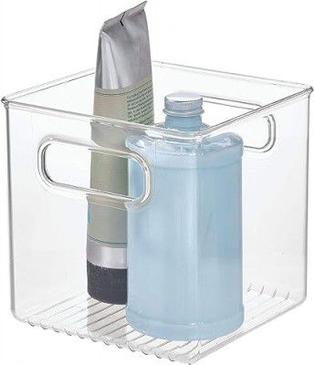 Wosta Plastic Storage Bins – Perfect Kitchen Organization or Pantry Storage – Fridge Organizer, Pantry Organization and Storage Bins, Cabinet Organizers (1)