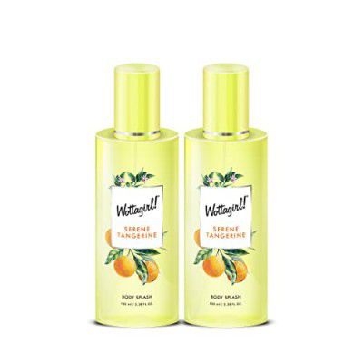 Wottagirl! Serene Tangerine Body Splash for Women (100ml) (Pack of 2)