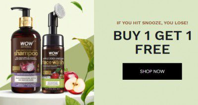 WOW : Buy 1 Get 1 Free on Already Discounted Products + Free Body Butter