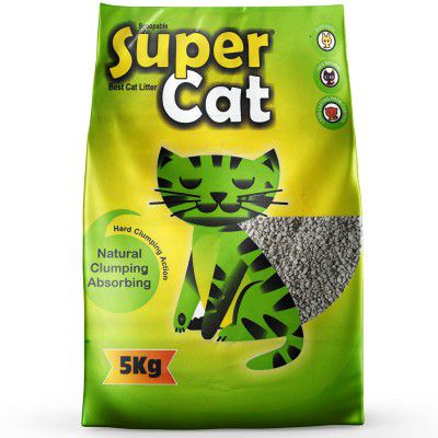 WOW DOG Cat Litter Sand Advance 100 % Natural Scoopable Bentonite Clumping Litter 10 KG