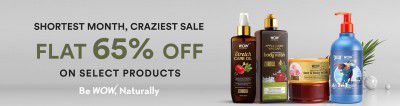 WOW : FLAT 65% OFF [ 6PM - 12 MIDNIGHT]