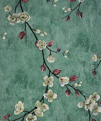 WOW Interiors Floral SELF Adhesive Wallpaper for Living Room Bedroom Office Hall Corridor Peel and Stick Vinyl Wallpaper 200*45Cm-9Sqft