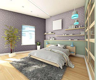WOW Interiors Floral SELF Adhesive Wallpaper for Living Room Bedroom Office Hall Corridor Peel and Stick Vinyl Wallpaper 200*45Cm-9Sqft