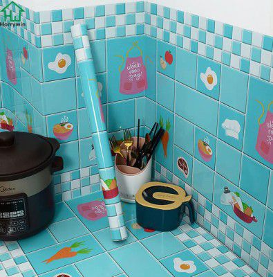 WOW Interiors Kitchen SELF Adhesive Wallpaper for Living Room Bedroom Office Hall Corridor Peel and Stick Vinyl Wallpaper 200*60Cm-12Sqft