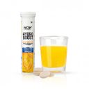 WOW Life Science Hydroboost Electrolytes Low Sugar Energy Drink For Instant Hydration - 20 Effervescent Tablets (6 Litres) With 5 Essential Electrolytes + Vitamins (B6, B12, C & D) | Orange Flavour...